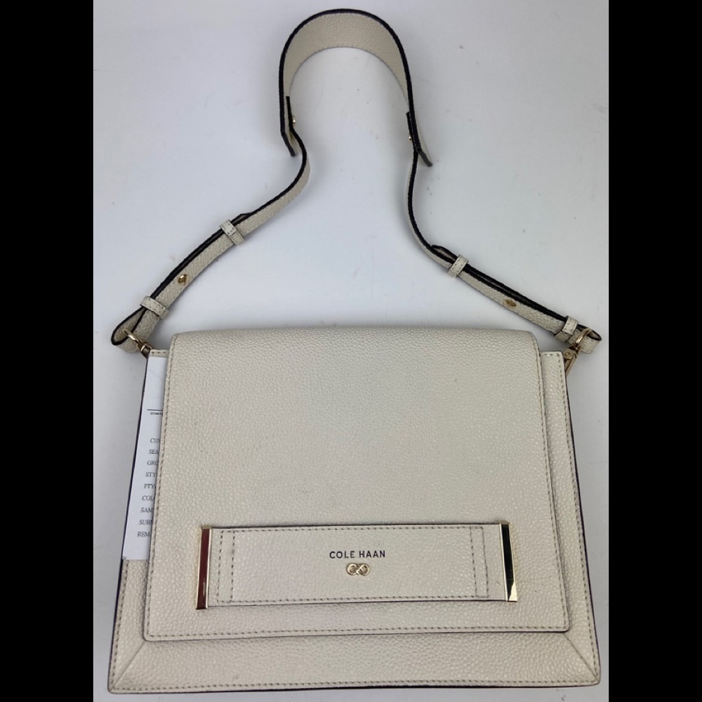 Cole Haan Eva Clutch Shoulder Bag  Ivory